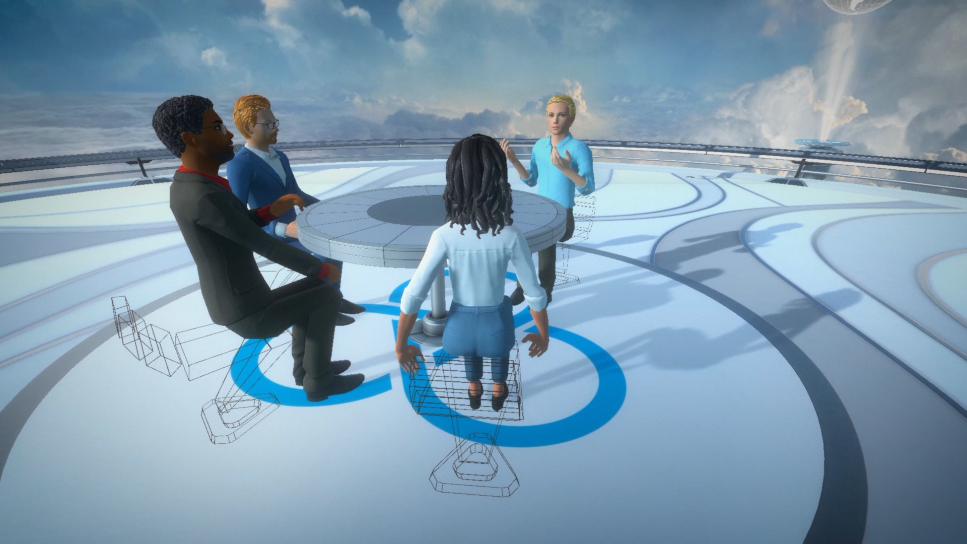 VR会议 开启3D远程会议模式