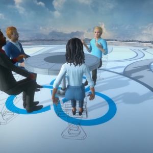 VR会议 开启3D远程会议模式